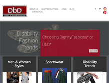 Tablet Screenshot of dignitybydesign.com